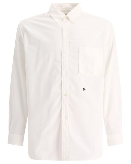 Nanamica White Button-down Shirt for men