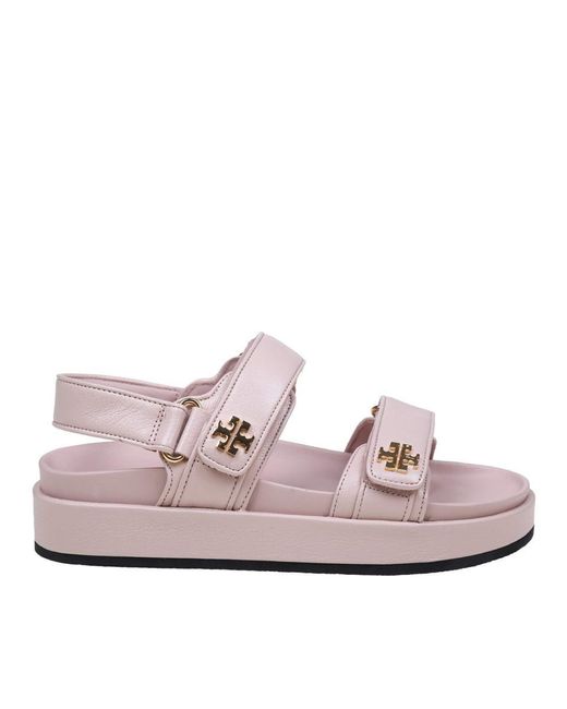 Tory Burch Pink Sporty Leather Sandal