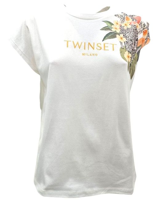 Twin Set Gray T-shirt Clothing