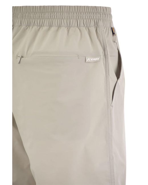 K-Way Natural Remisen - Shorts In Technical Fabric for men