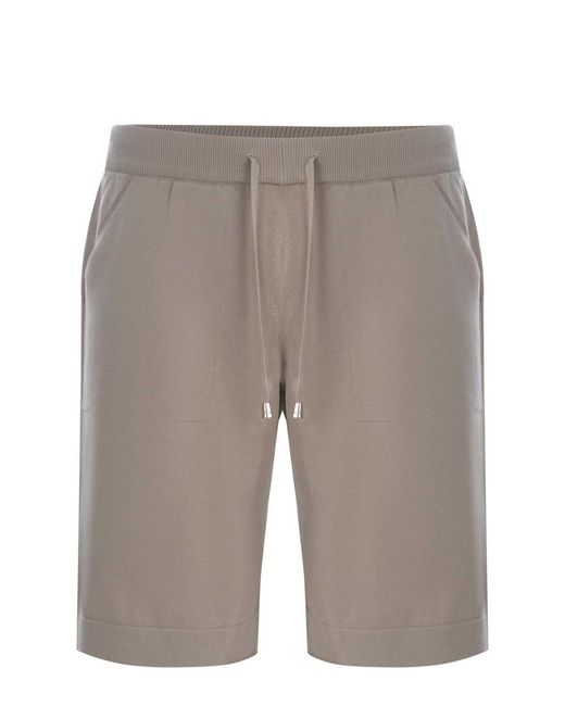 FILIPPO DE LAURENTIIS Gray Shorts for men
