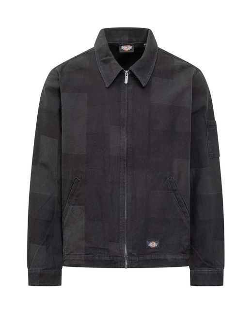 Dickies Black Eisenhower Jacquard Jacket for men