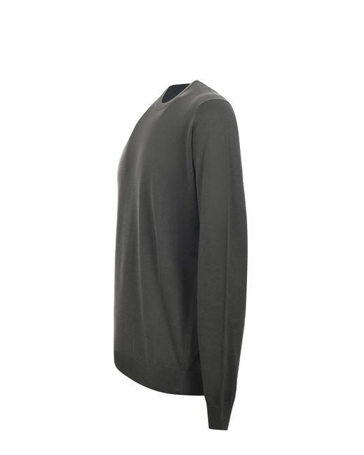 FILIPPO DE LAURENTIIS Gray Sweaters for men