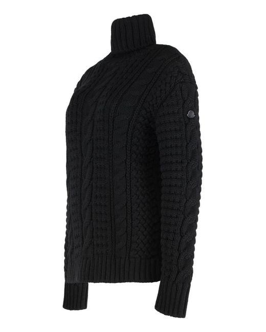Moncler Genius Black 4 Moncler Edward Enninful - Virgin-wool Turtleneck Sweater