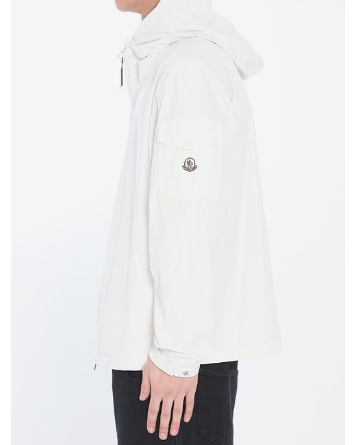 Moncler White Sassiére Jacket for men