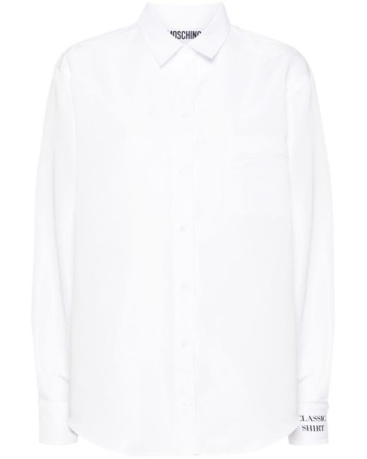Moschino White Shirt With Patch