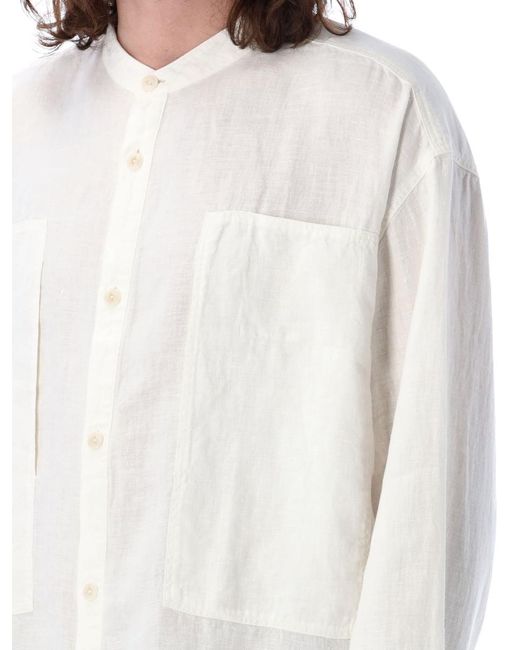 YMC White Hawkeye Shirt for men