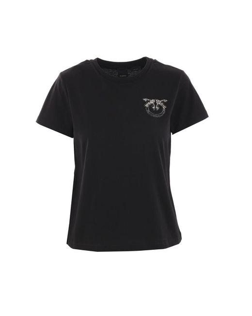 Pinko Black T-Shirts And Polos