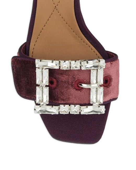 Dolce & Gabbana Pink 70Mm Crystal Heel Sandals