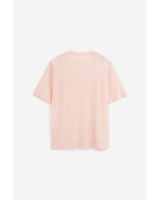 Auralee Pink T-Shirts for men