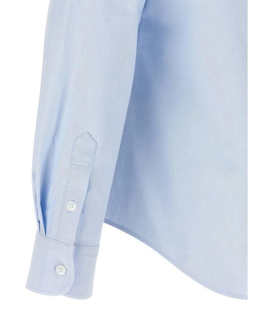 AMI Blue 'Ami De Coeur' Shirt for men