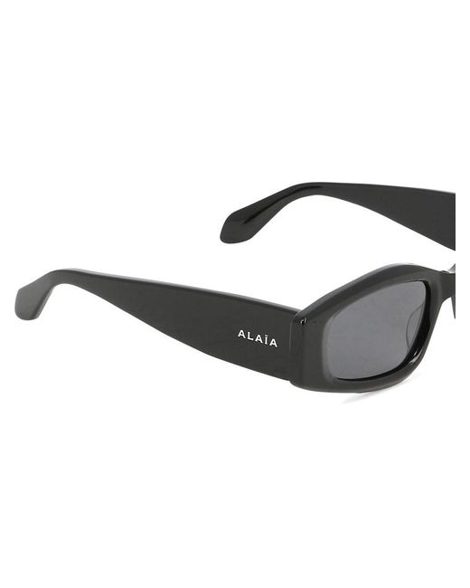 Alaïa Black Sunglasses With Geometric Shape