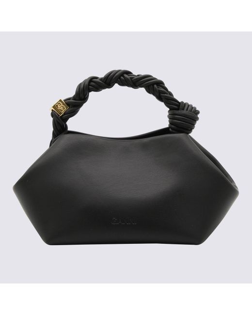 Ganni Black Bou Small Top Handle Bag