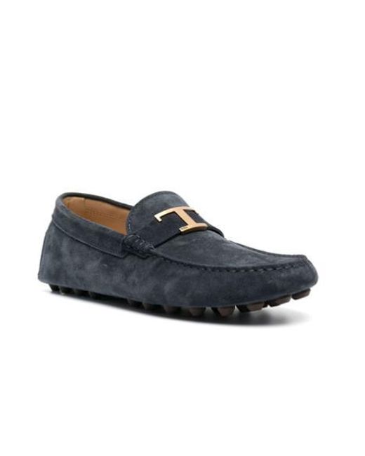 Tod's Blue Flat Shoes for men