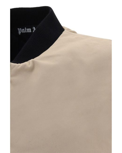 Palm Angels Natural Sartorial Tape Zip-up Vest for men