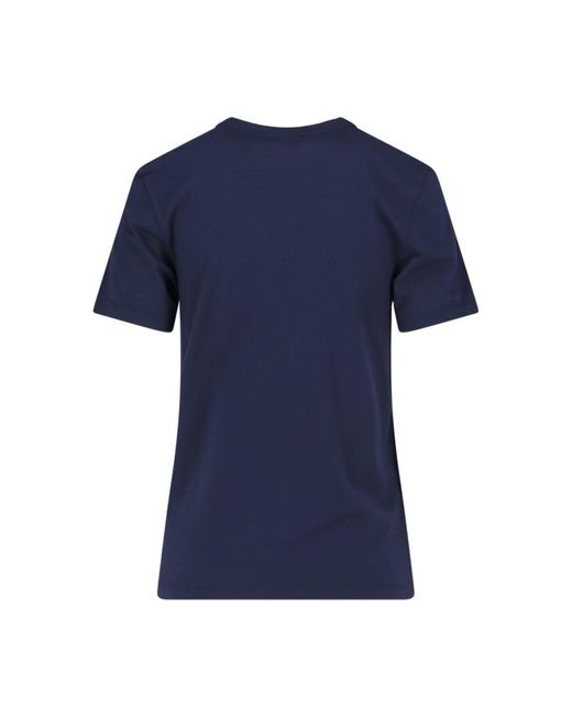 Maison Kitsuné Blue "fox Champion" T-shirt
