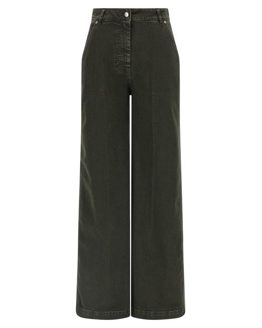 Nude Green Wide Leg Jeans