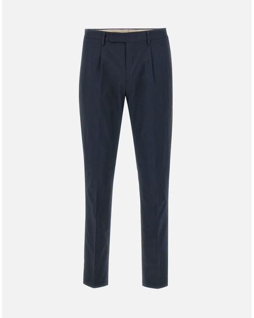 Devore Blue Trousers for men