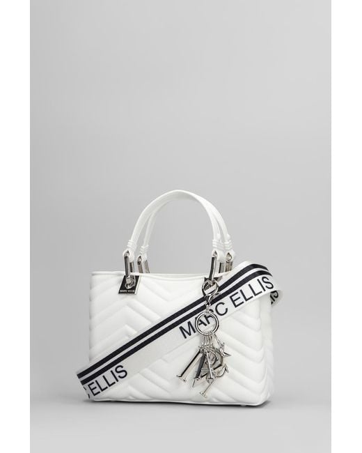 Marc Ellis White Flat Krissy M Wave Shoulder Bag