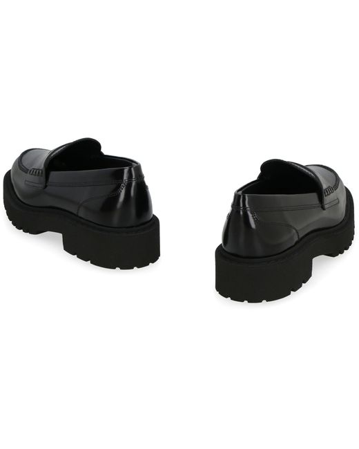 Hogan Black H543 Patent Leather Loafer
