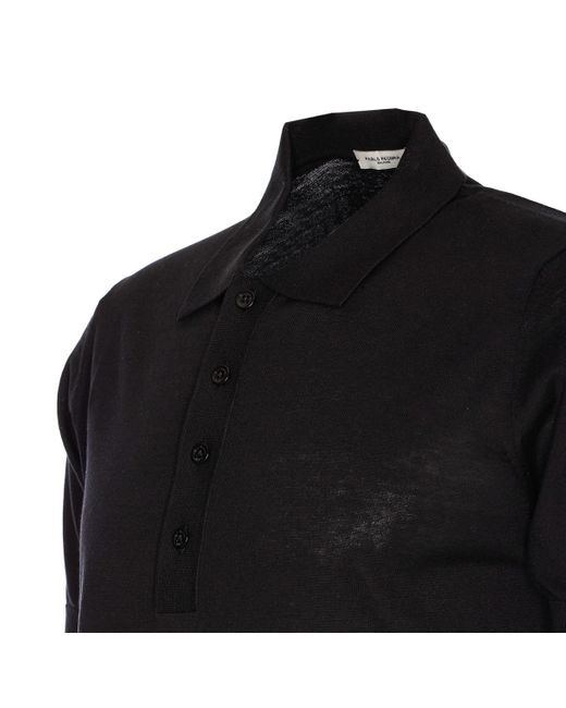 Paolo Pecora Black T-shirts And Polos for men