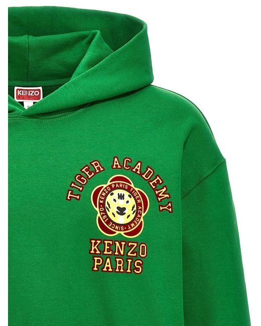 KENZO Green Tiger Academy Sweatshirt for men