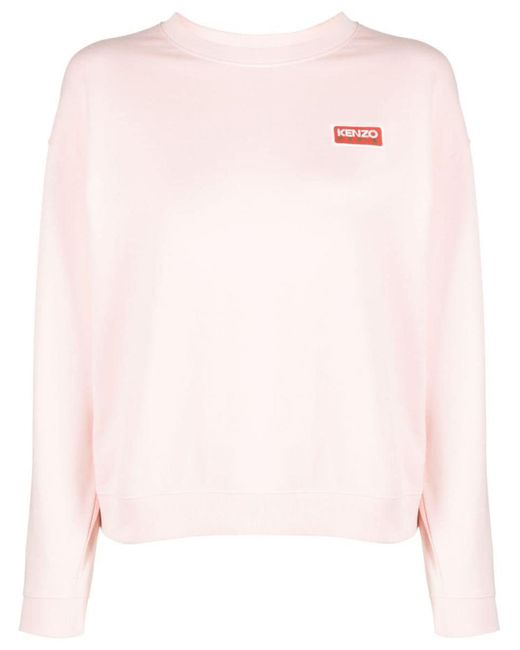 KENZO Pink Paris Cotton Sweatshirt