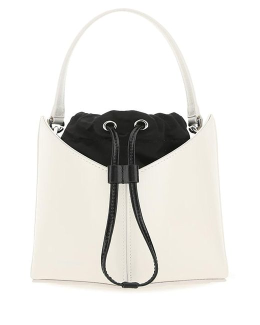 Givenchy Black Two-tone Leather Mini Cut Out Bucket Bag