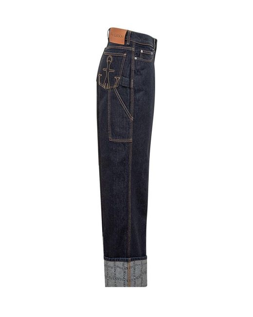J.W. Anderson Blue Jeans Workwear for men
