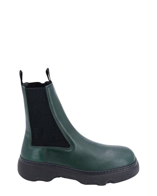 Burberry Green Boots for men