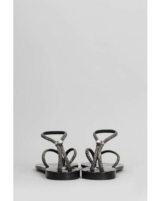EDDICUOMO Gray Flats
