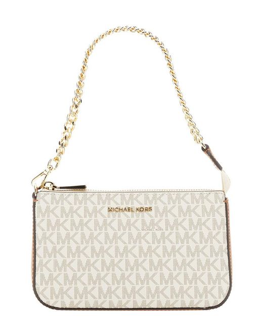 MICHAEL Michael Kors Metallic Jet Set Clutch Bag