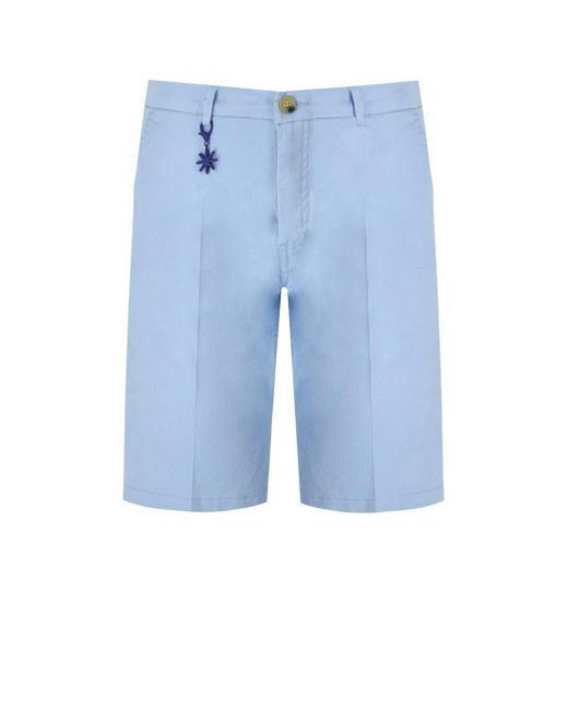 Manuel Ritz Blue Light Bermuda Shorts for men