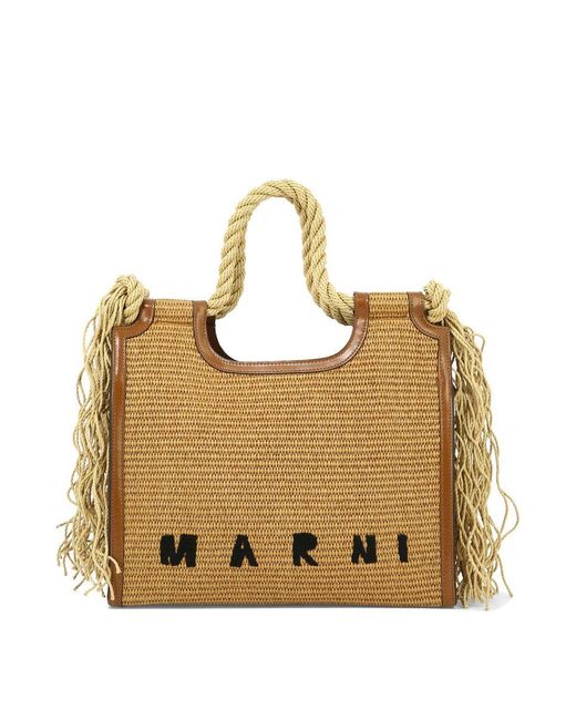 Marni Metallic "marcel" Handbag