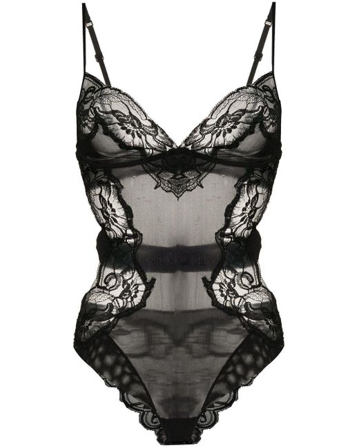 La Perla Ambra Bodysuit in Black - Save 5% - Lyst