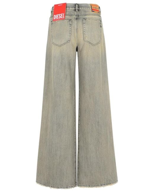 DIESEL Gray '1978 Akemi' Cotton Blend Jeans