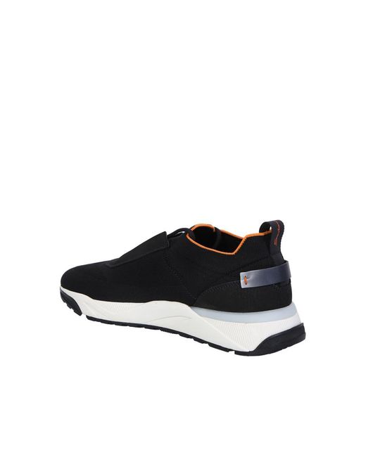 Santoni Black Antoni Sneakers for men