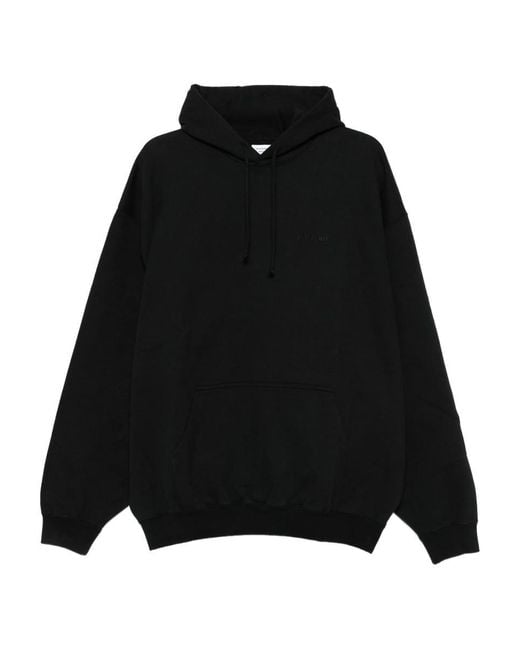 Vetements Black Logo Oversized Hoodie