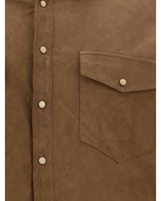 D'Amico Brown Shirts for men