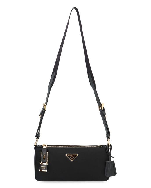 Prada Black Small Re-Nylon Shoulder Bag