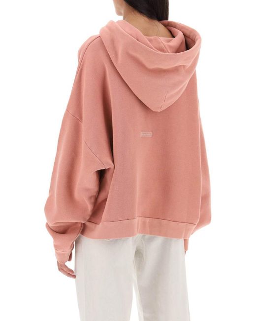 Acne Pink Oversized Hoodie