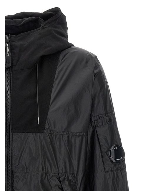 C P Company Black 'Cs Ii Mixed' Jacket for men