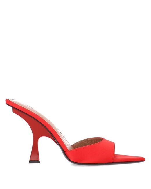 The Attico Red Sandals