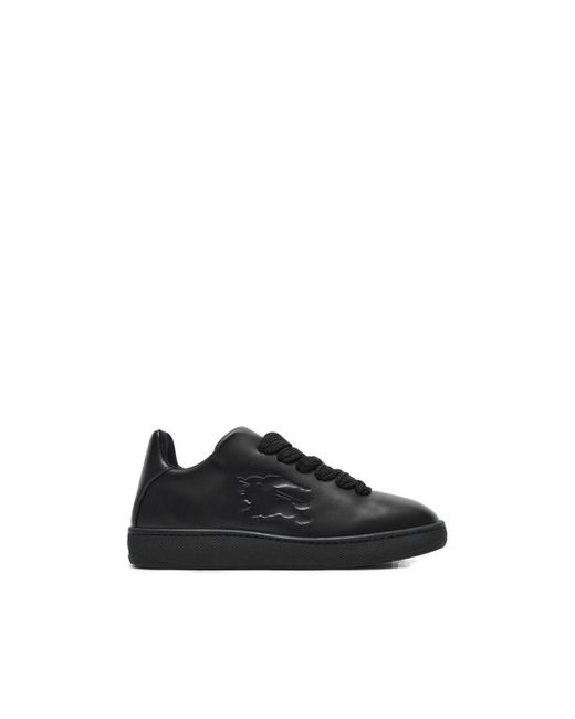 Burberry Black Leather Box Sneakers for men