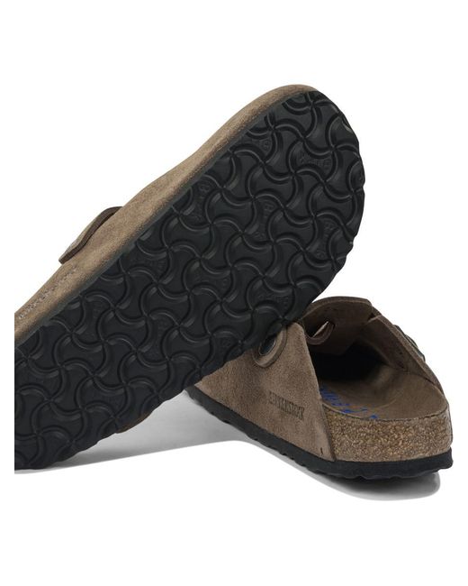 Birkenstock Brown "Boston Sfb" Sabot