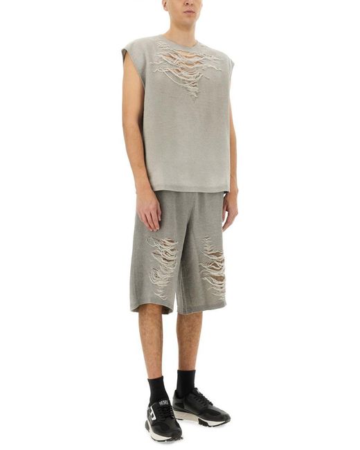 DIESEL Gray P-Perc" Short for men