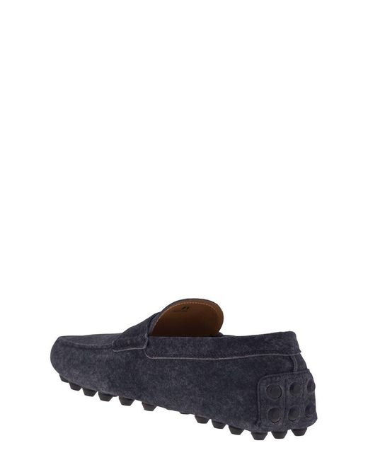 Tod's Blue Gommino Bubble Sole for men
