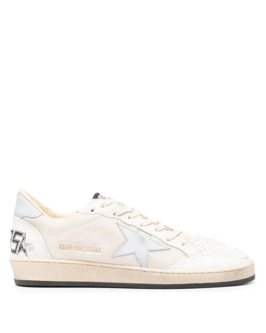 Golden Goose Deluxe Brand White Super-star Mesh Sneakers for men