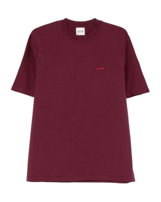 Arte' Red " For All" T-shirt Clothing for men