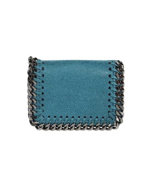 Stella McCartney Blue Falabella Small Wallet